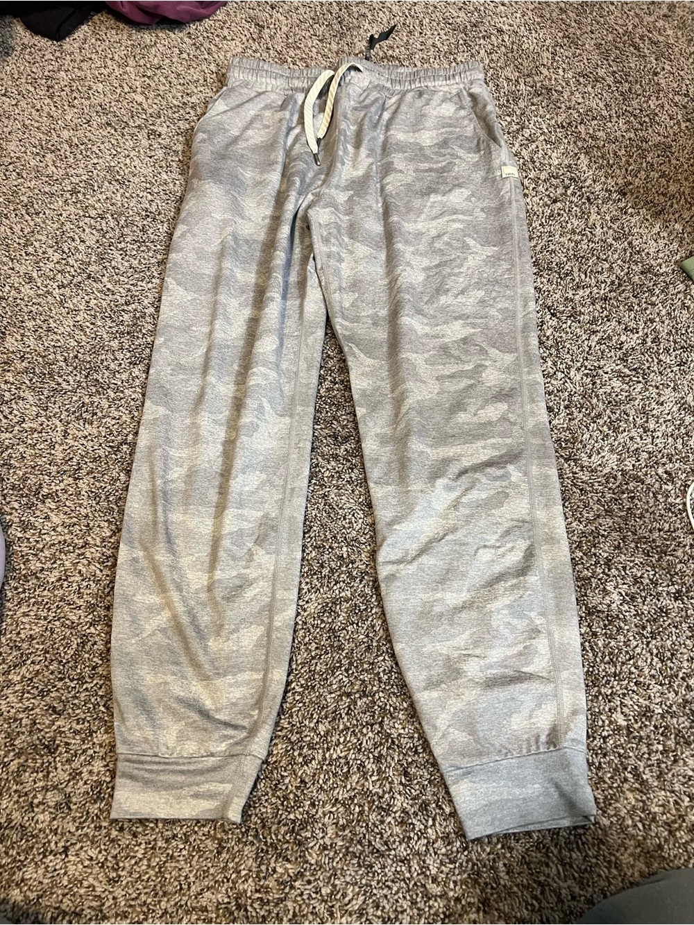 Vuori Gray Camouflage Jogger Pants